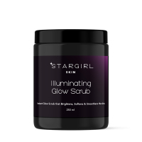 stargirl illuminating glow scrub transparent